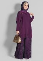 Tesettür giyim MOR T 3364P New Loren 2&prime;li Pant. Takım-Alv Fashion