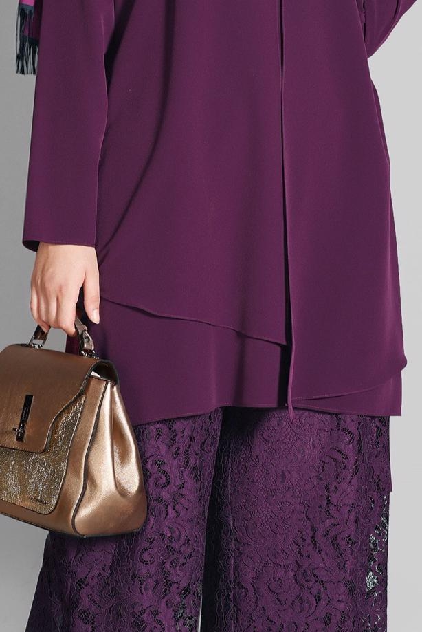 Tesettür giyim MOR T 3364P New Loren 2′li Pant. Takım-Alv Fashion - TRENDTESETTÜR