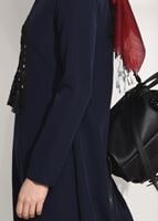 Vêtements hijab BLEU MARINE COSTUME DÉTAILLÉ AVEC PANTALON 4825