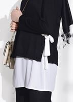 Vêtements hijab NOIR COSTUME AVEC PANTALON 5756