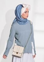Vêtements hijab BLEU COSTUME AVEC PANTALON 5756
