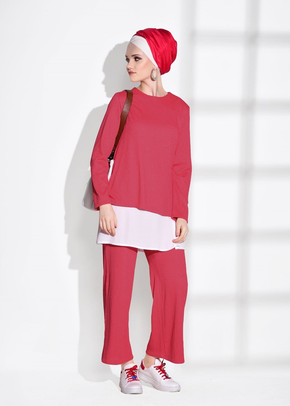 Vêtements hijab CORAIL COSTUME AVEC PANTALON 5756