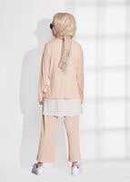 Vêtements hijab POUDRE COSTUME AVEC PANTALON 5756