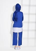 Vêtements hijab BLEU MARINE COSTUME AVEC PANTALON 5756