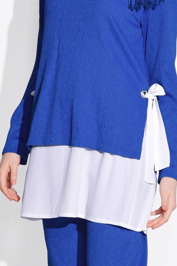 Vêtements hijab   SUIT WITH PANTS 5756 - TRENDTESETTÜR