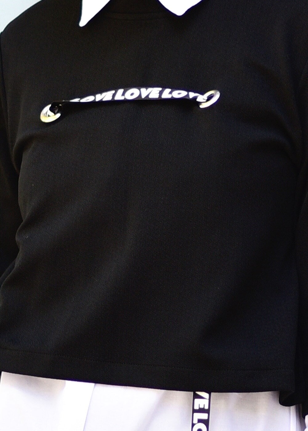 Vêtements hijab NOIR TUNIQUE À RAYURES 6556