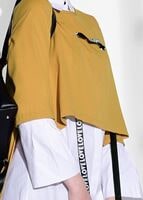 Vêtements hijab ORANGE TUNIQUE À RAYURES 6556