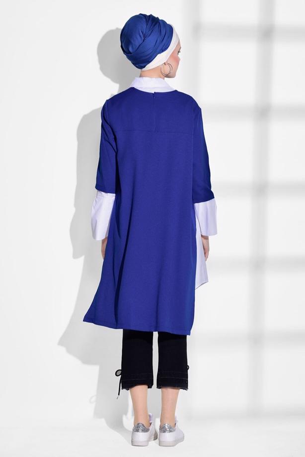 Vêtements hijab  STRIPED TUNIC 6556  - TRENDTESETTÜR