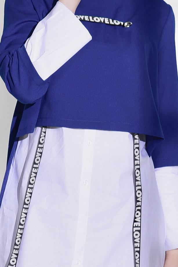 Vêtements hijab  STRIPED TUNIC 6556  - TRENDTESETTÜR