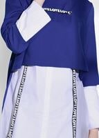 Vêtements hijab BLEU MARINE TUNIQUE À RAYURES 6556