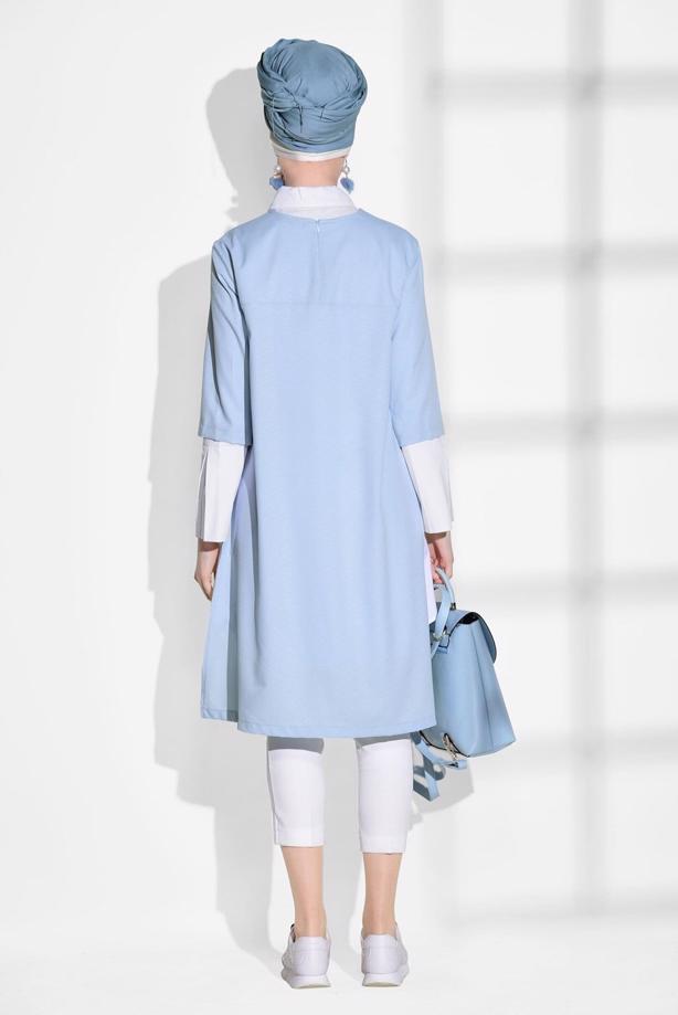 Vêtements hijab  STRIPED TUNIC 6556  - TRENDTESETTÜR