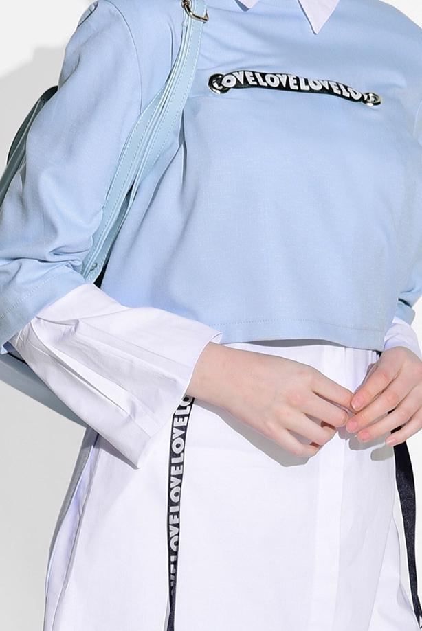 Vêtements hijab  STRIPED TUNIC 6556  - TRENDTESETTÜR