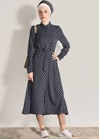 Vêtements hijab GRIS TUNIQUE IMPRIMÉE 20082-3