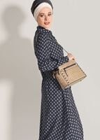 Vêtements hijab GRIS TUNIQUE IMPRIMÉE 20082-3