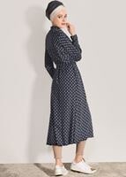 Vêtements hijab GRIS TUNIQUE IMPRIMÉE 20082-3