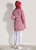 Hijab clothing RED CHECKED TUNIC T 050062 