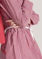 Vêtements hijab ROUGE TUNIQUE À CARREAUX T 050062