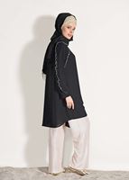 Vêtements hijab NOIR JUPE EN FALBALAS DÉTAİLLÉ 162310