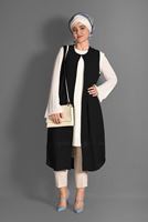 Vêtements hijab NOIR TUNIQUE HIJAB 2 PIÈCES T 4537