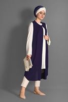 Tesettür giyim MOR T 4537 Milas 2&prime;Lİ Tesettür Tunik-Alv Fashion