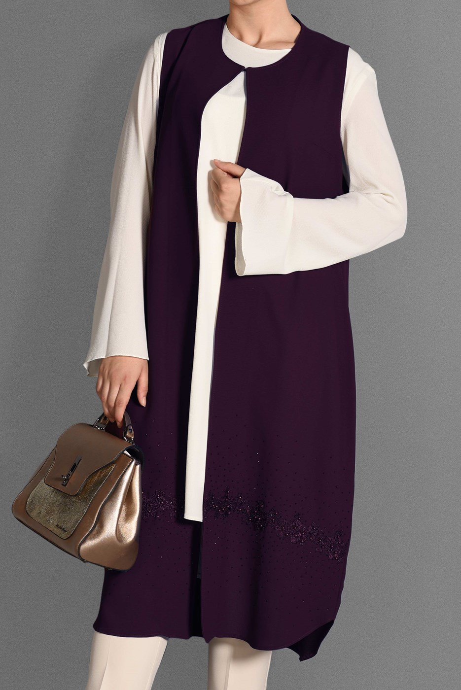 Tesettür giyim MÜRDÜM T 4537 Milas 2&prime;Lİ Tesettür Tunik-Alv Fashion