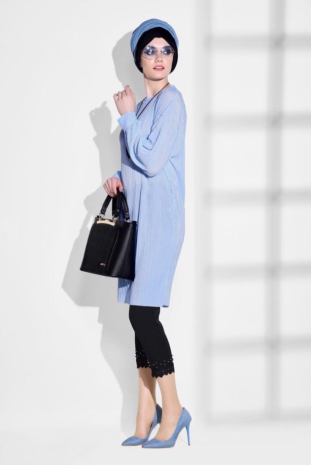 Hijab-Kleidung  T 612310 Lafaba-Piliseli Tunik - TRENDTESETTÜR
