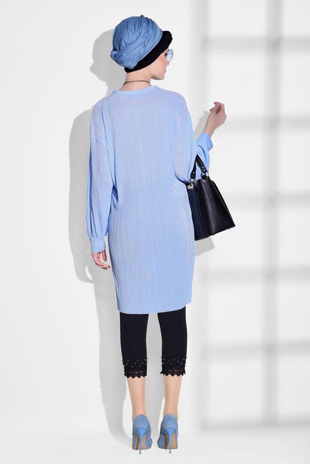 Hijab-Kleidung  T 612310 Lafaba-Piliseli Tunik - TRENDTESETTÜR