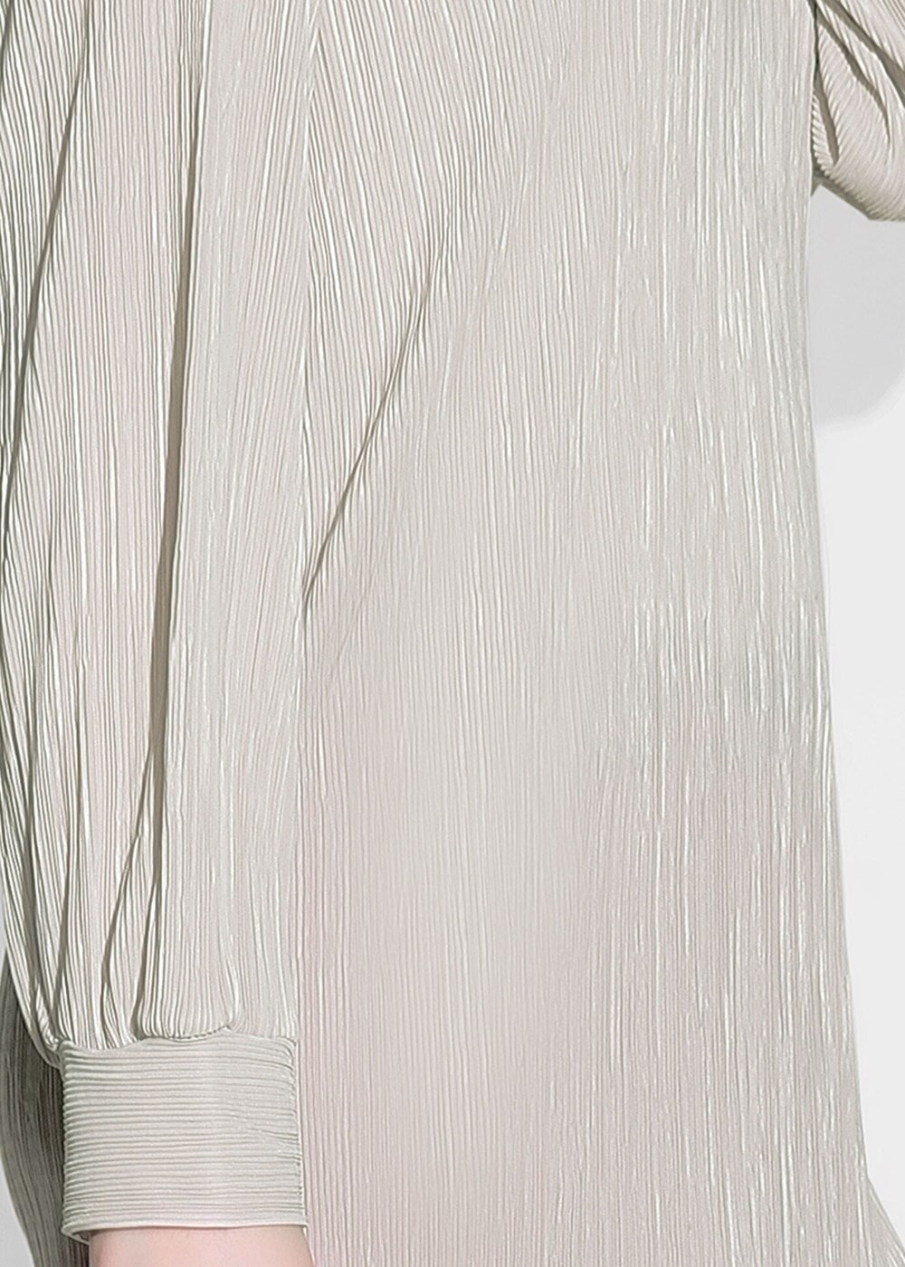 Tesettür giyim BEJ T 612310 Lafaba-Piliseli Tunik