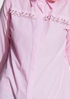 Tesettür giyim PUDRA KUŞGÖZÜ DETAYLI TUNİK 8878-1 