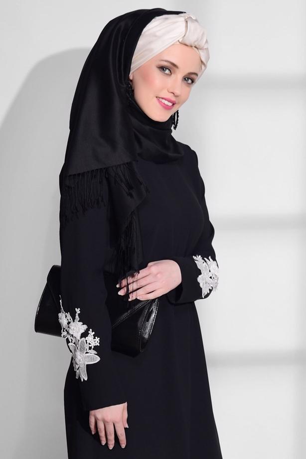 Hijab clothing  FLOWER PRINTED TUNIC 891310  - TRENDTESETTÜR