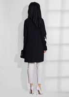 Hijab clothing BLACK FLOWER PRINTED TUNIC 891310 
