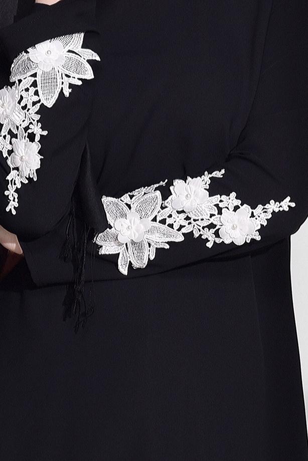 Hijab clothing  FLOWER PRINTED TUNIC 891310  - TRENDTESETTÜR