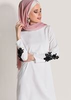 Vêtements hijab ÉCRU TUNIQUE IMPRIMÉ FLEURS 891310