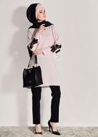 Vêtements hijab POUDRE TUNIQUE IMPRIMÉ FLEURS 891310