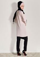 Vêtements hijab POUDRE TUNIQUE IMPRIMÉ FLEURS 891310