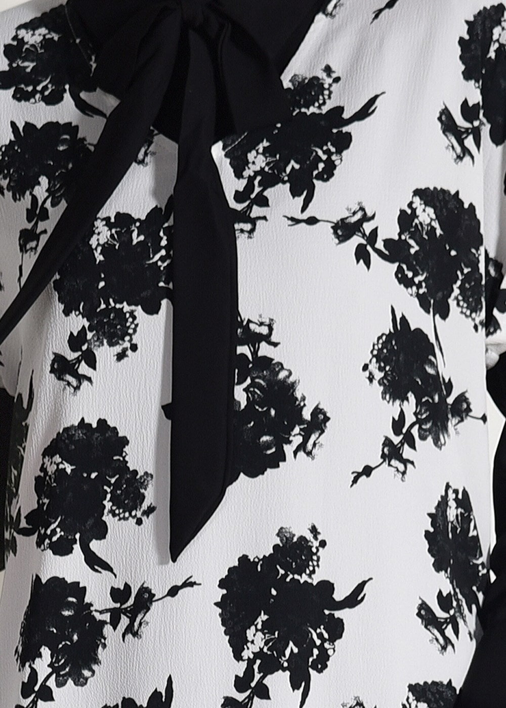 Tesettür giyim SİYAH T 9785-1 Asmiray- 2&prime;li Desenli Tunik