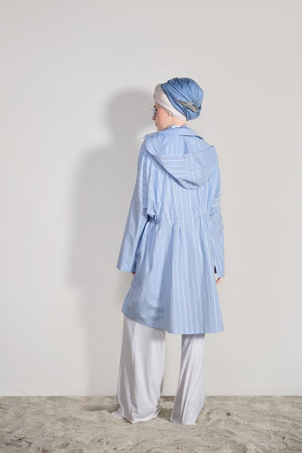 Hijab clothing  ELASTIC AT THE WAIST TUNIC 11034  - TRENDTESETTÜR