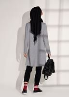 Hijab clothing GREY T 17315 Allday-Spor Tunik