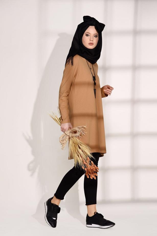 Vêtements hijab  T 17315 Allday-Spor Tunik - TRENDTESETTÜR
