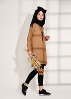 Vêtements hijab JAUNE T 17315 Allday-Spor Tunik