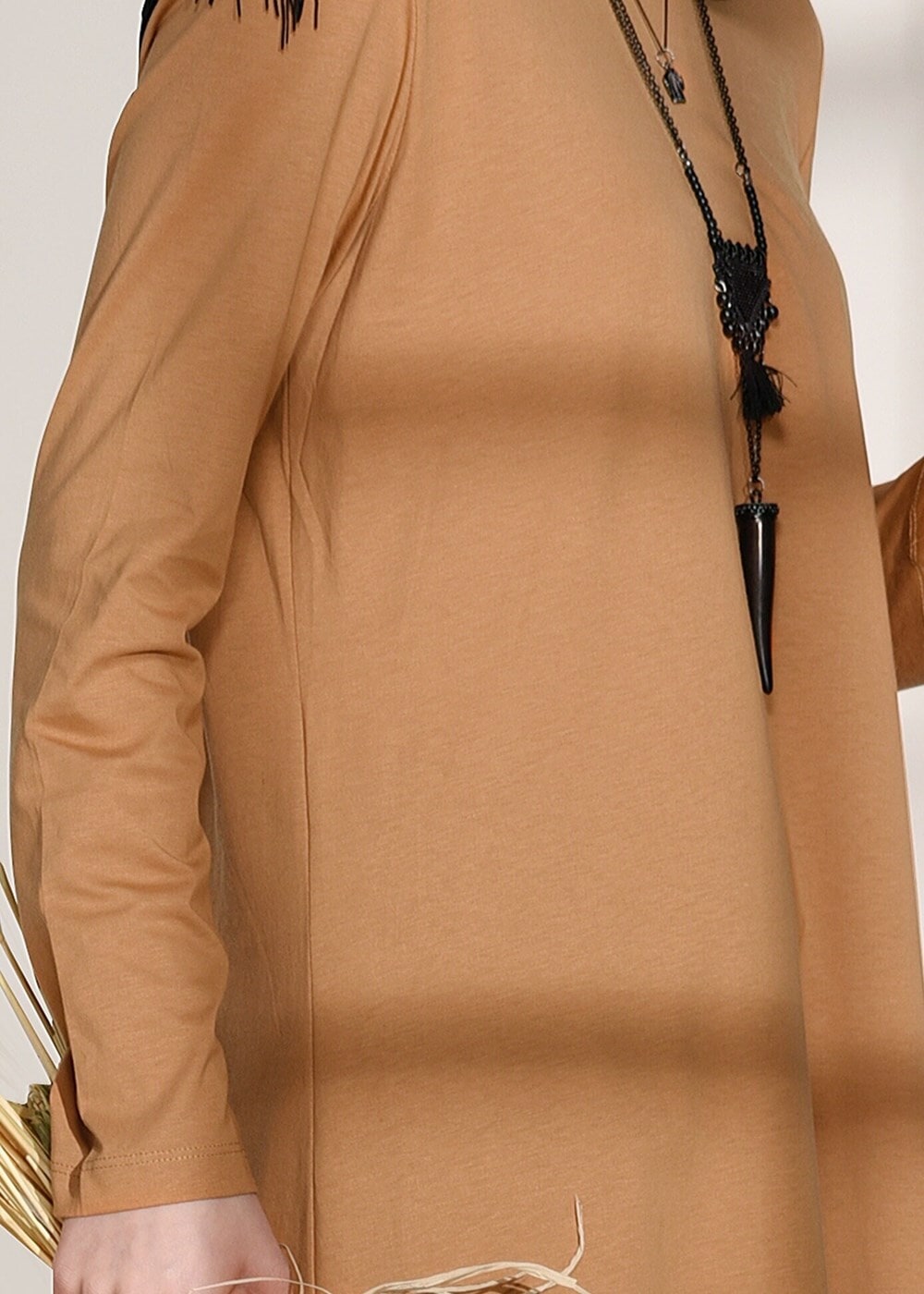 Vêtements hijab JAUNE T 17315 Allday-Spor Tunik