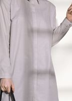 Tesettür giyim TURUNCU ERKEK YAKA GİZLİ DÜĞMELİ TUNİK 26615