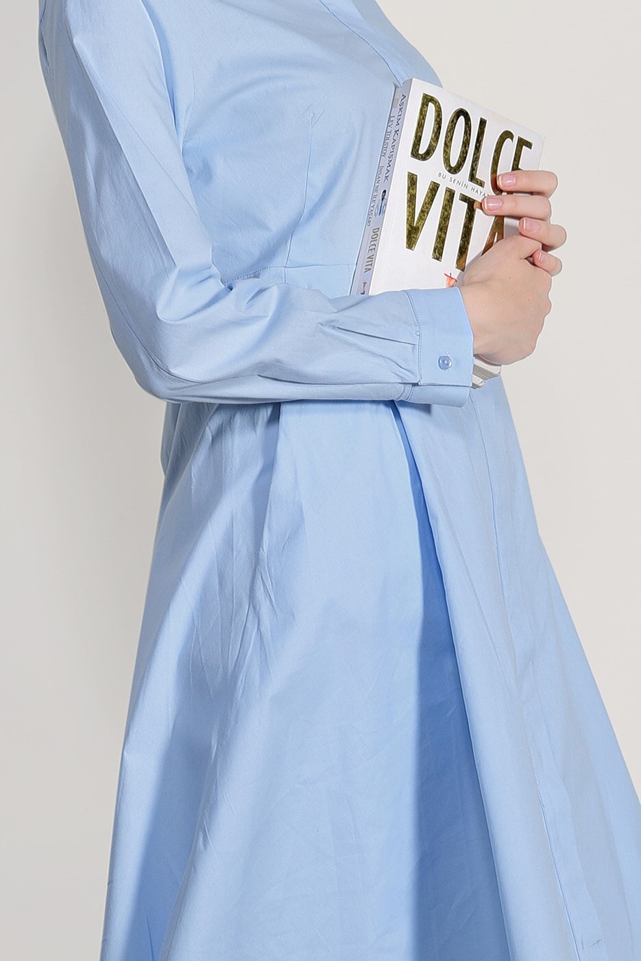 Hijab clothing BLUE TUNIC 39012 