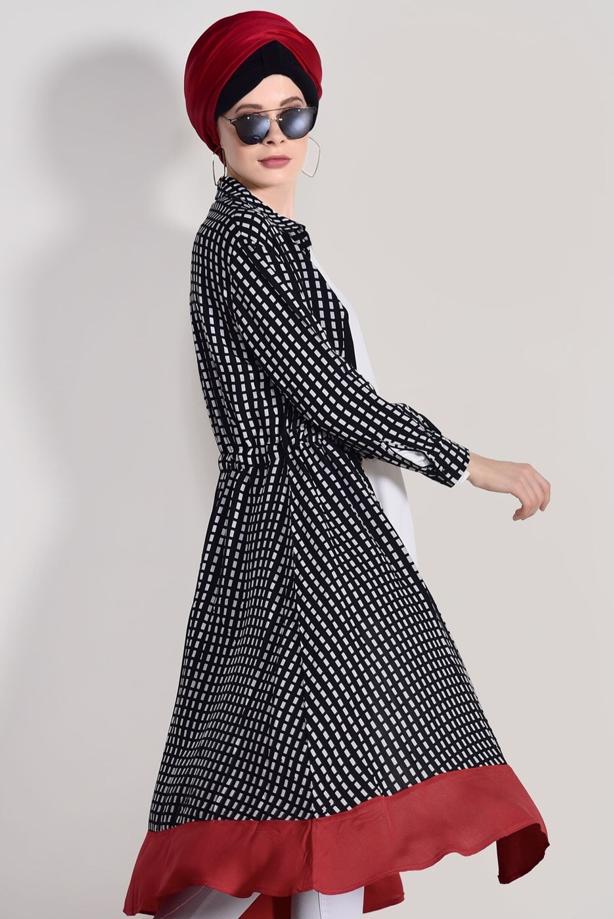 Hijab clothing  PATTERNED TUNIC T 42032 - TRENDTESETTÜR