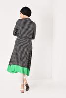 Hijab clothing GREEN PATTERNED TUNIC T 42032