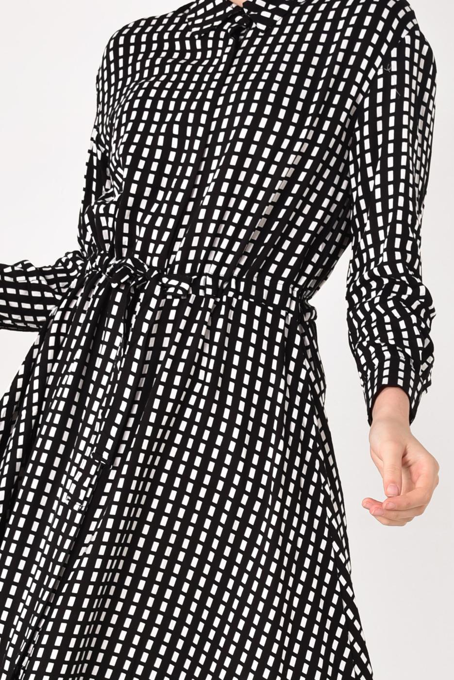 Hijab clothing GREEN PATTERNED TUNIC T 42032