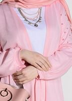 Vêtements hijab POUDRE CARDIGAN À PERLES 52081