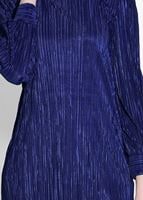 Tesettür giyim LACİVERT T 52961 İkoll- Piliseli Tunik