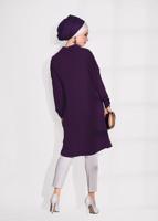 Tesettür giyim MOR T 61781 Elegance- Kol Kısmı Güpür Detaylı Tunik