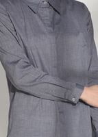 Tesettür giyim LACİVERT GİZLİ DÜĞMELİ BASİC TUNİK 66615